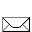A letter is put into an envelope.  Then the envelope is pushed to the right.